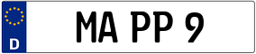 Truck License Plate